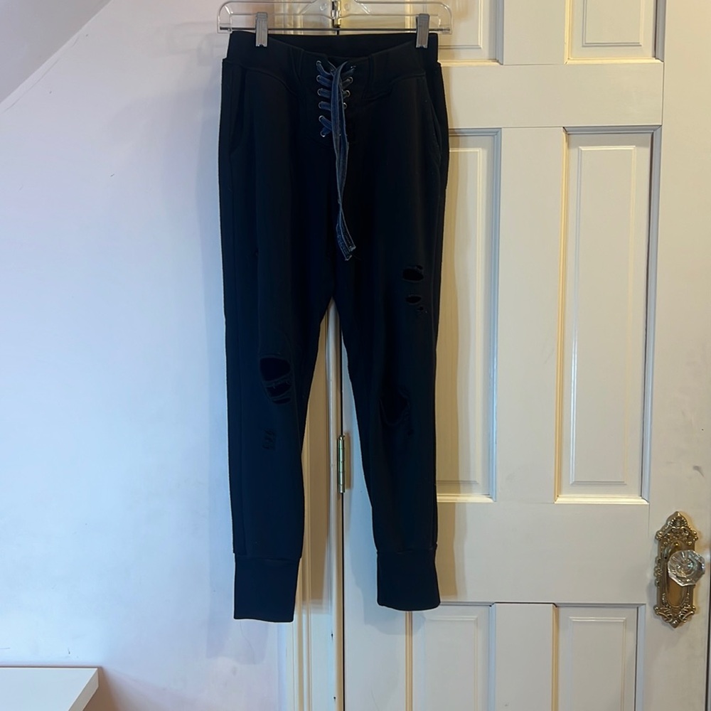 Black sweatpants
